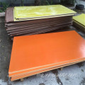 Plate Orange Phenollic Bakelite